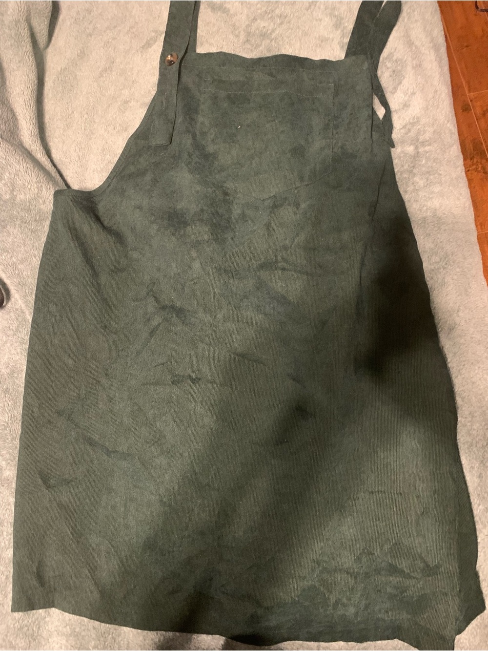 SHEIN Dark Green Curve 3XL overall style dress